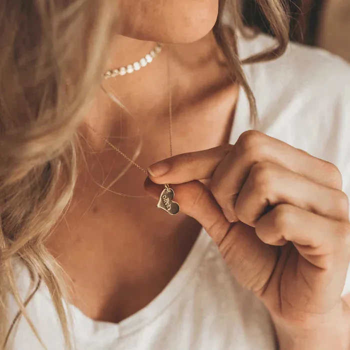 Heart Necklace sold by Tiny Tags product image thumbnail 3