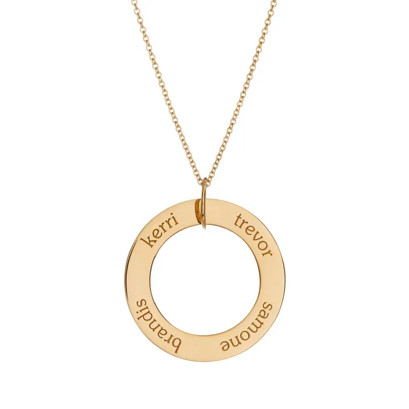 [DEV] Circle Pendant Necklace sold by Tiny Tags