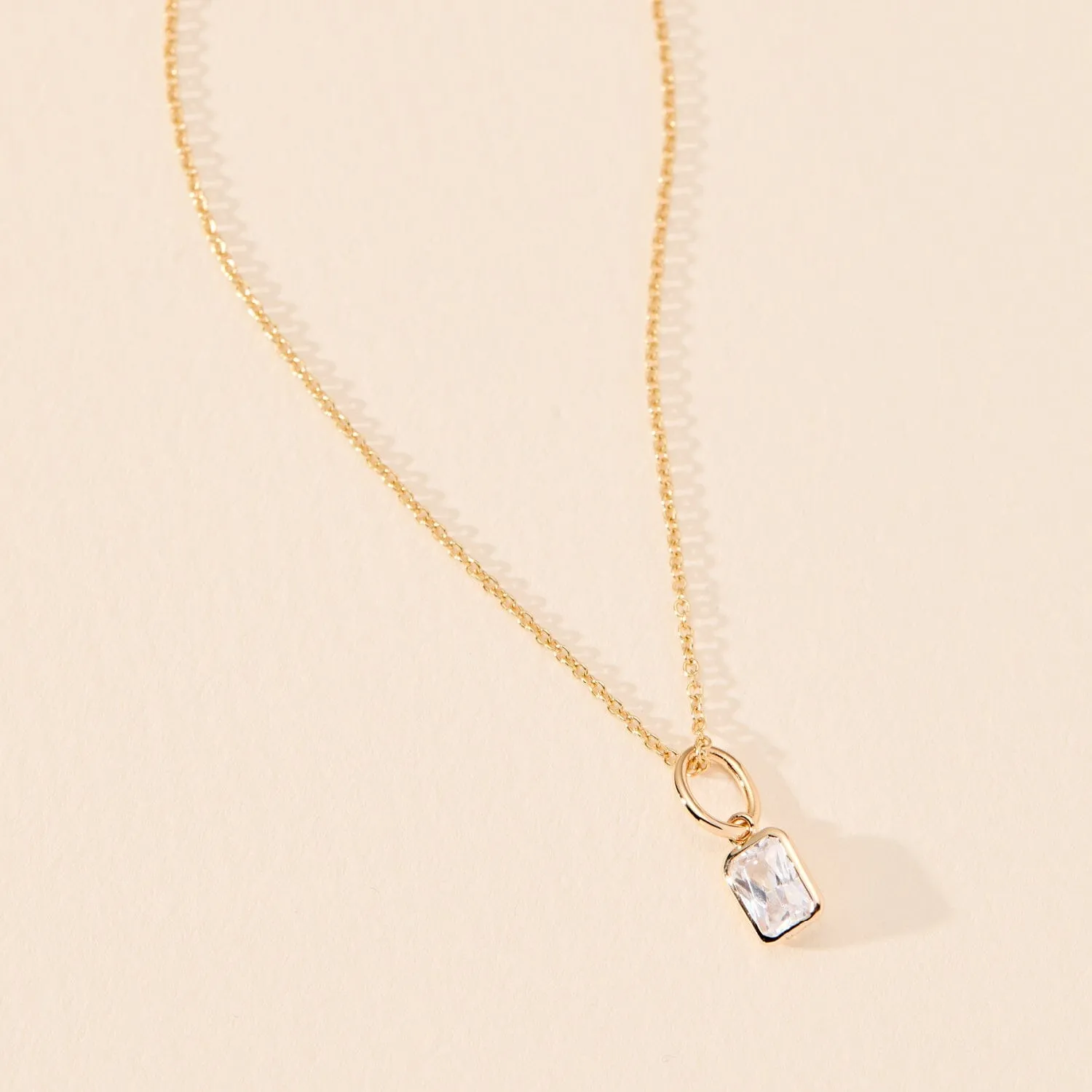 Baguette Birthstone Charm sold by Tiny Tags product image thumbnail 4