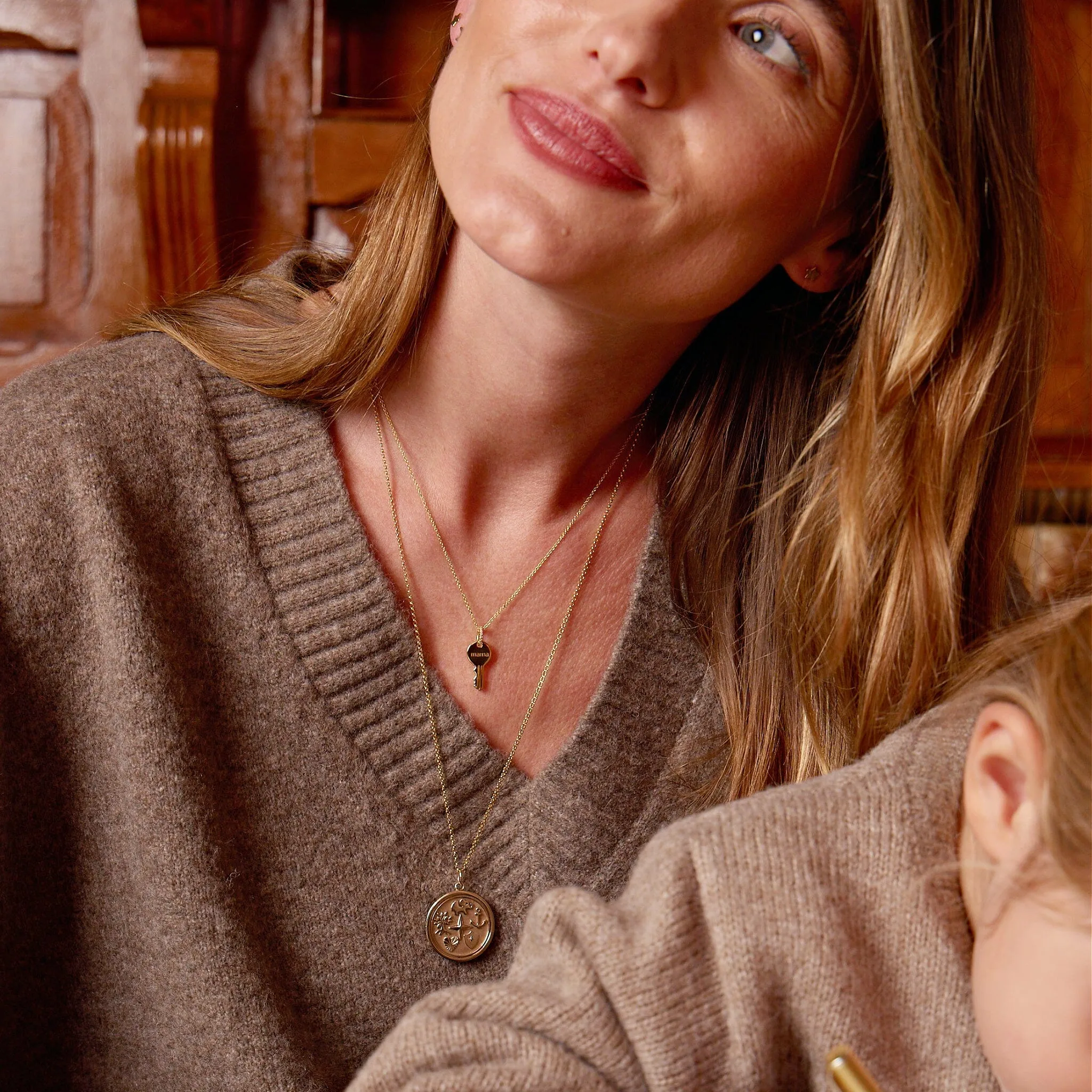 Round 'Mama' Key Charm sold by Tiny Tags product image thumbnail 3