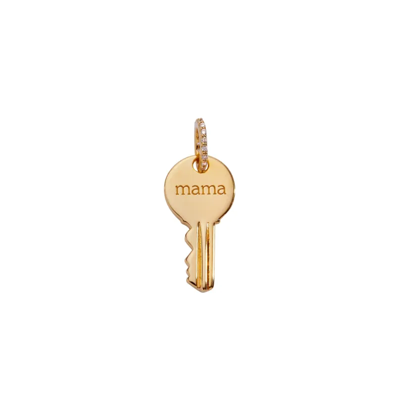 Round 'Mama' Key Charm sold by Tiny Tags