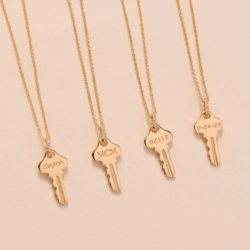 House Key Necklace made by Tiny Tags