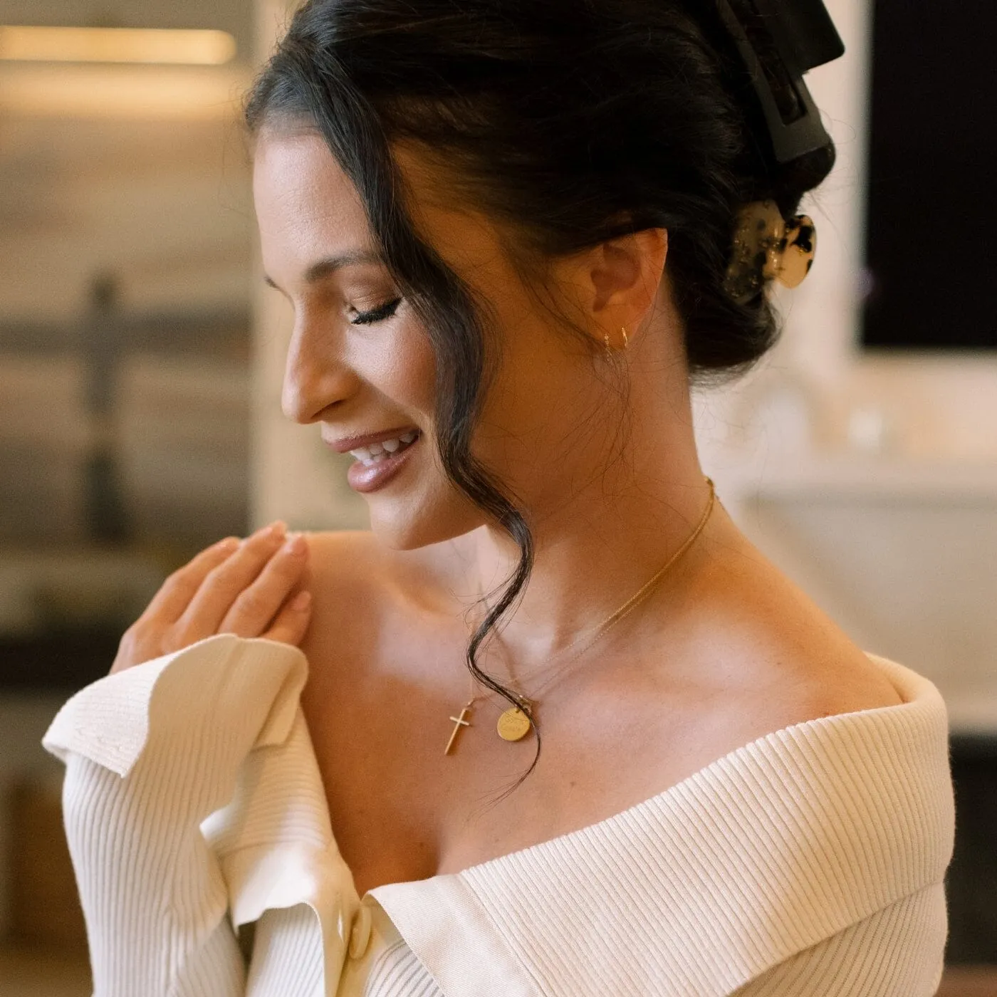 SRB God is Greater Circle Necklace sold by Tiny Tags product image thumbnail 2