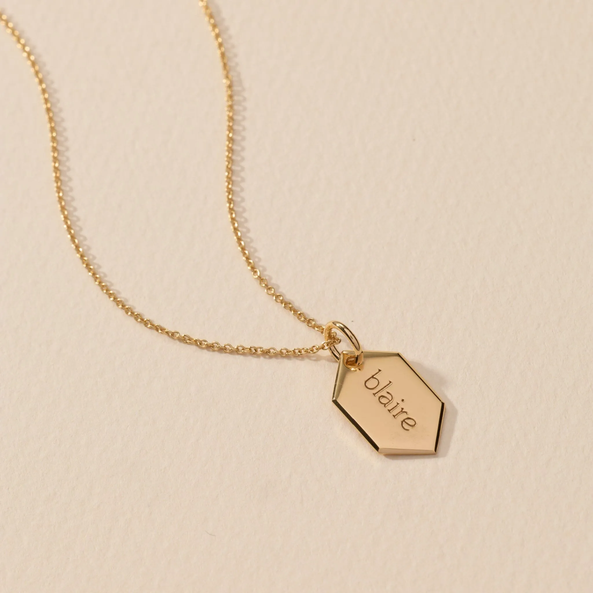 SRB Signature Tag Necklace sold by Tiny Tags product image thumbnail 3