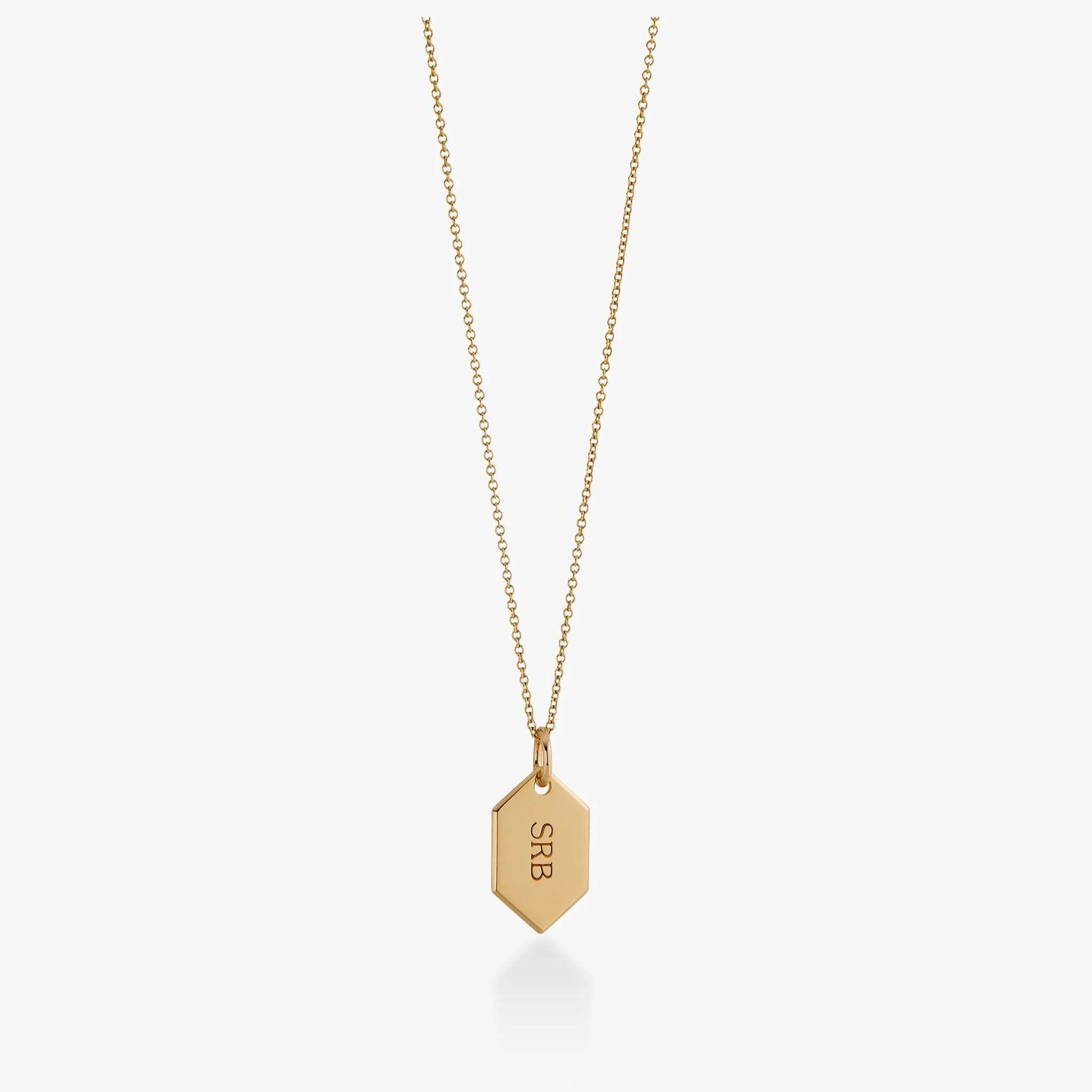 SRB Signature Tag Necklace sold by Tiny Tags