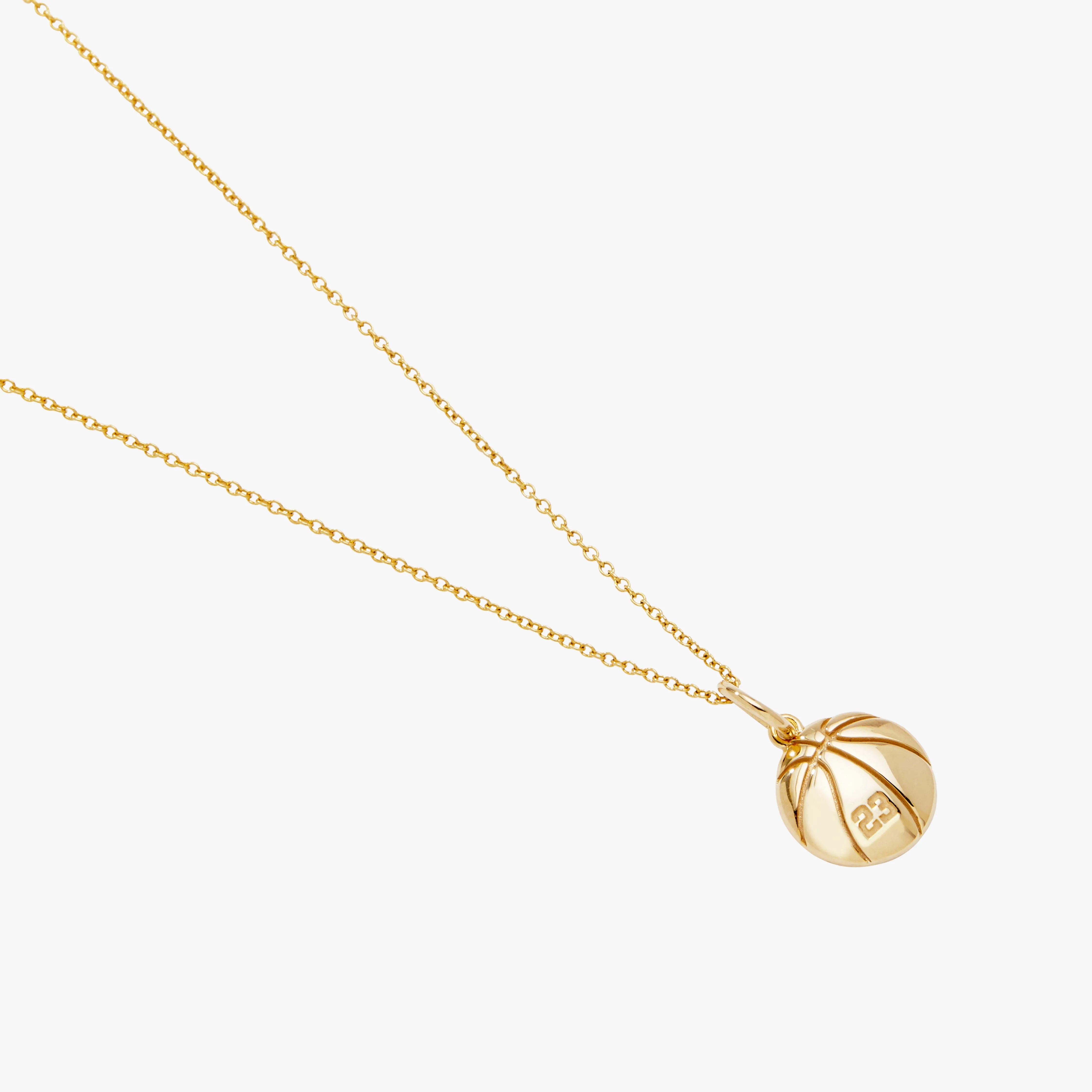 Basketball Charm Necklace sold by Tiny Tags product image thumbnail 4