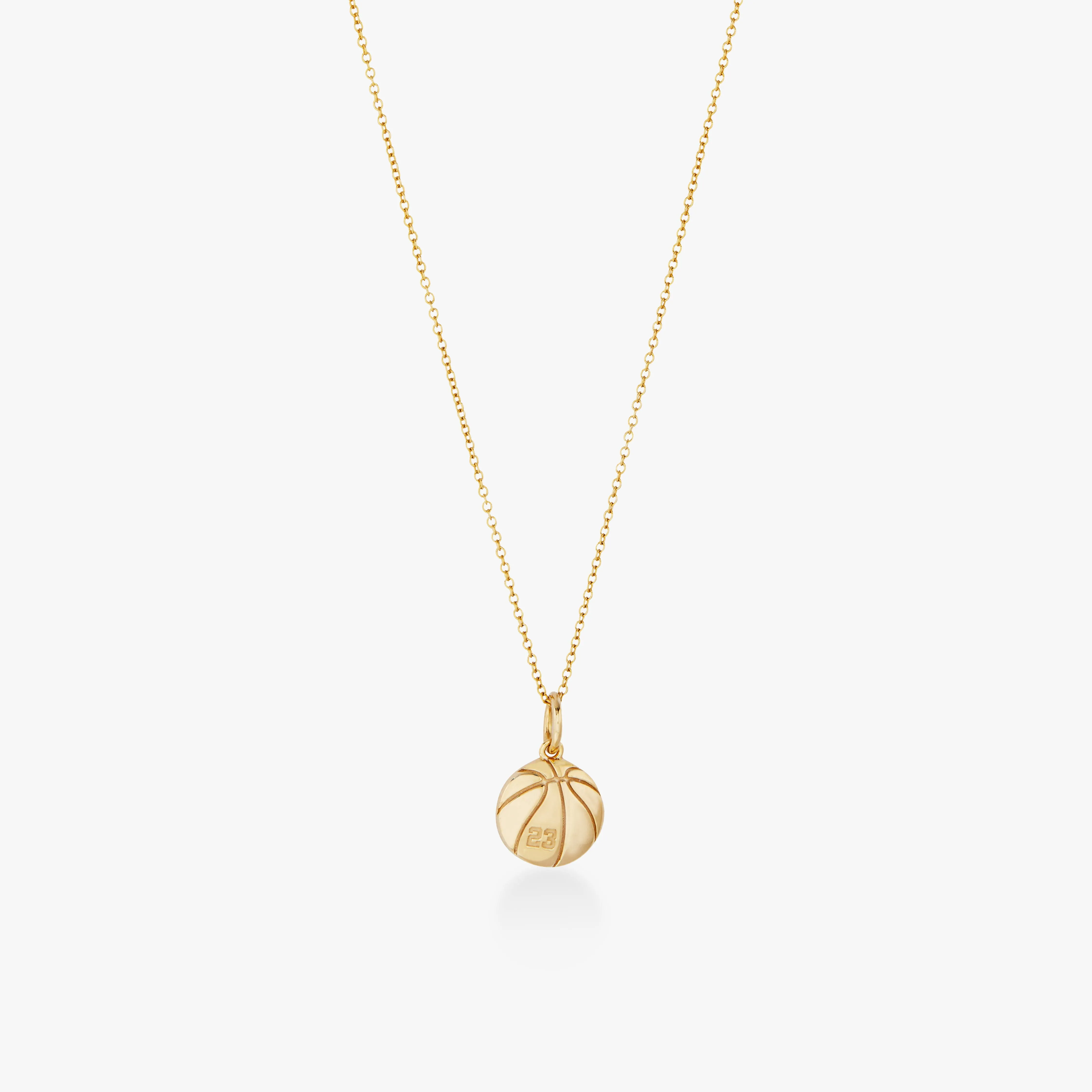 Basketball Charm Necklace sold by Tiny Tags