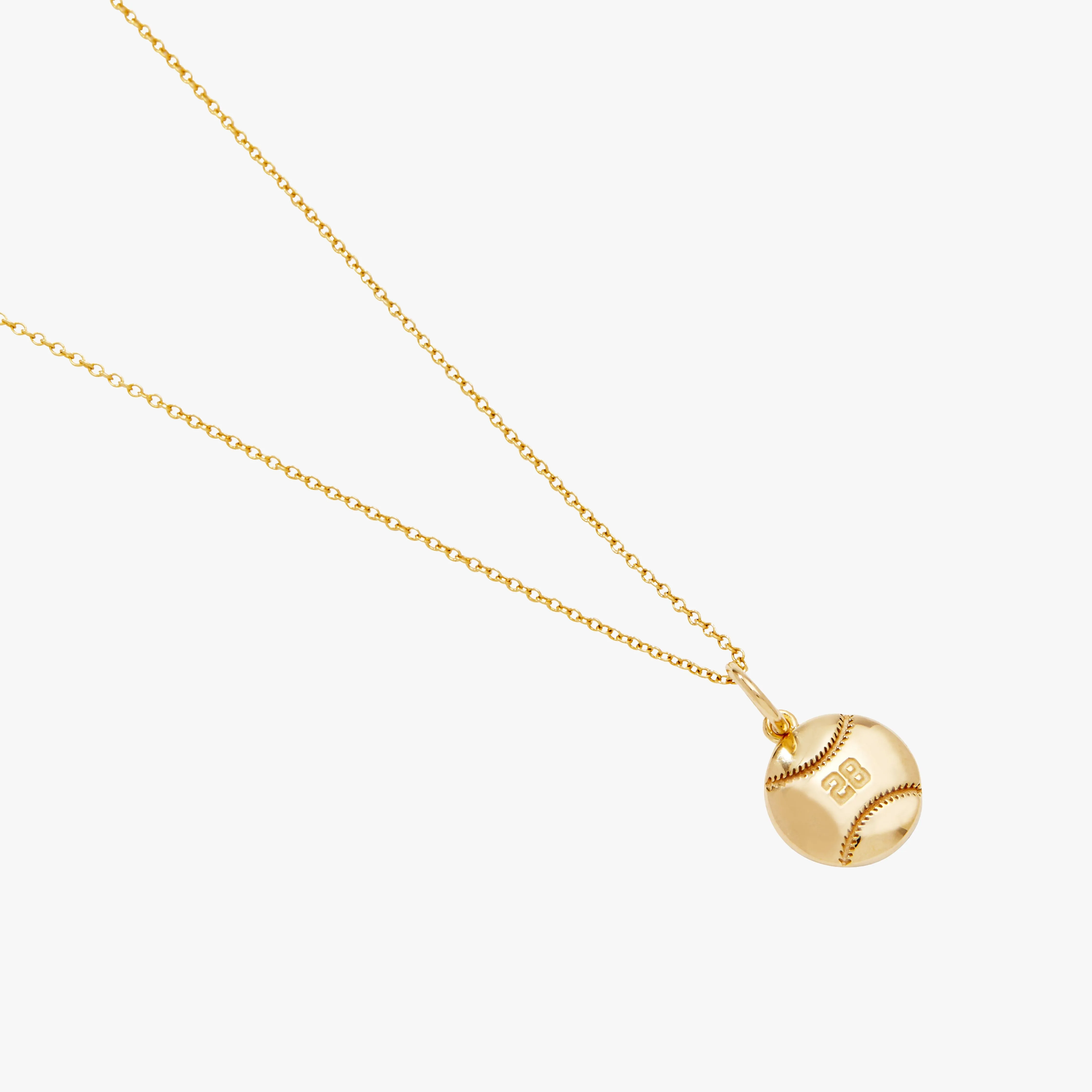 Baseball Charm Necklace sold by Tiny Tags product image thumbnail 4