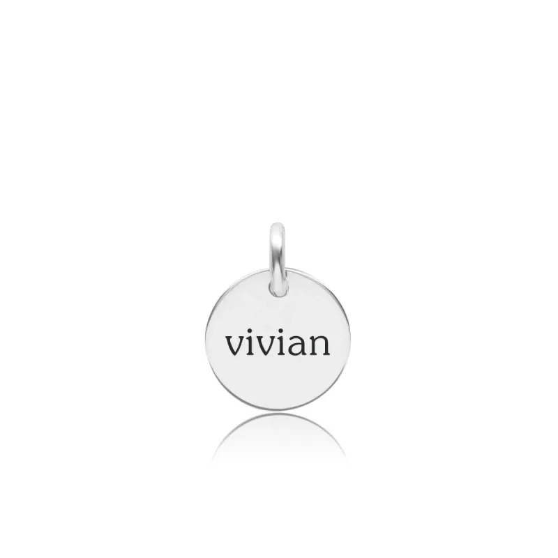 Sterling Silver Circle sold by Tiny Tags