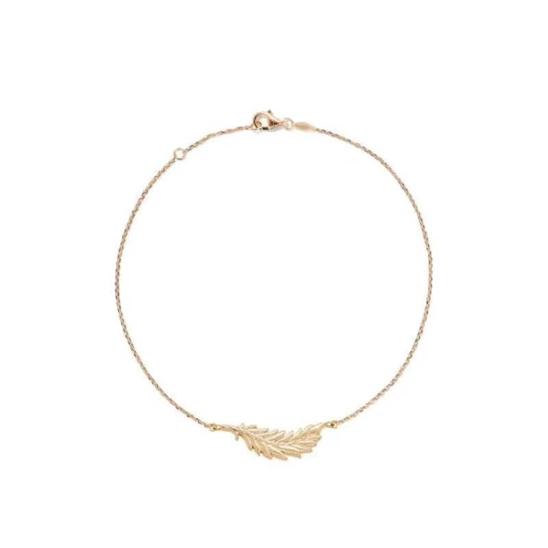 Flamingo Feather Bracelet by Lindsey Gurk sold by Tiny Tags