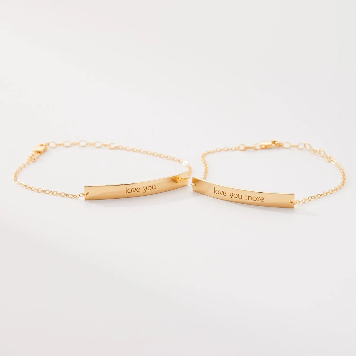 Mother-Daughter Bar Bracelet Set sold by Tiny Tags product image thumbnail 4