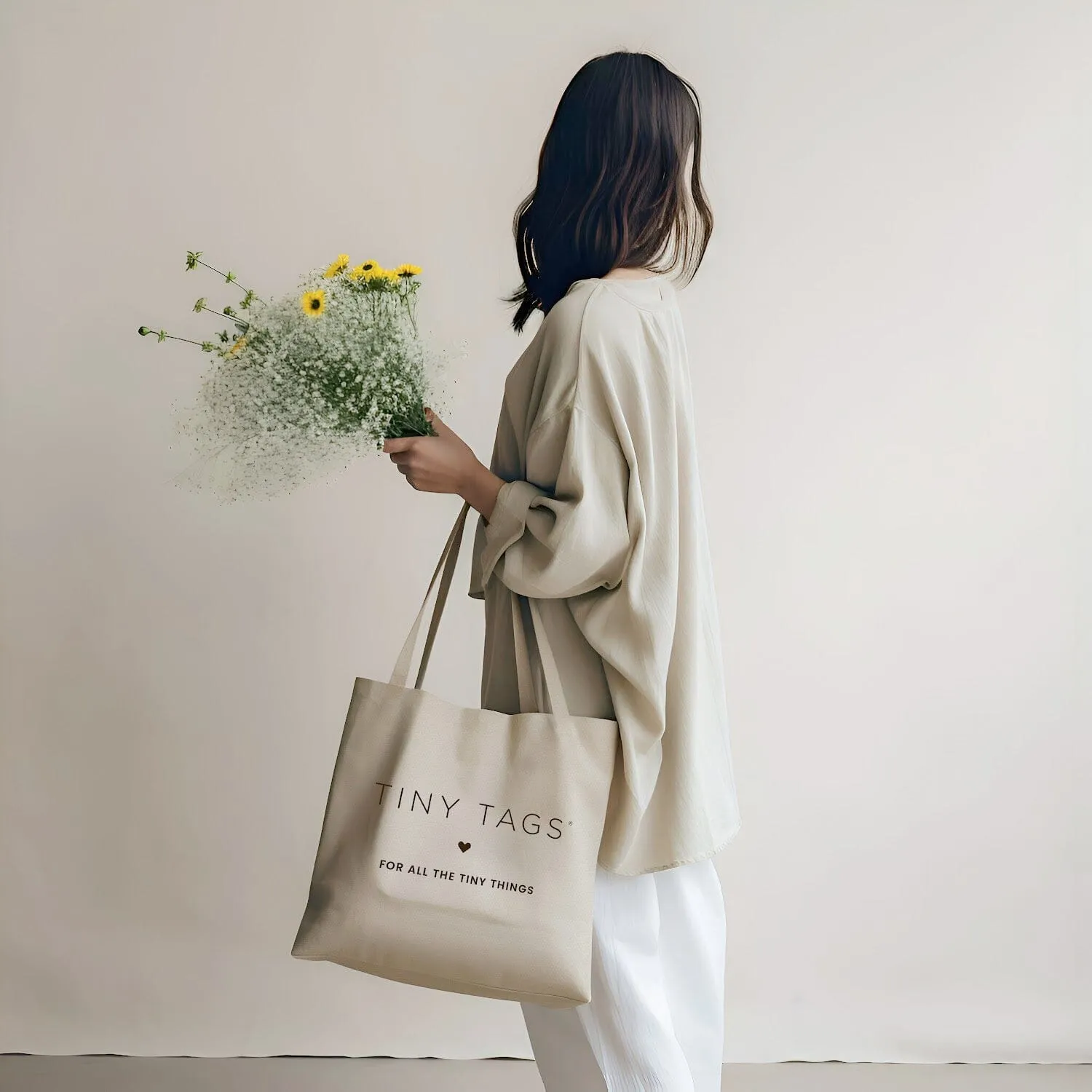 Canvas Tote sold by Tiny Tags product image thumbnail 2