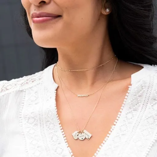 Diamond Cut Cable Chain sold by Tiny Tags product image thumbnail 4