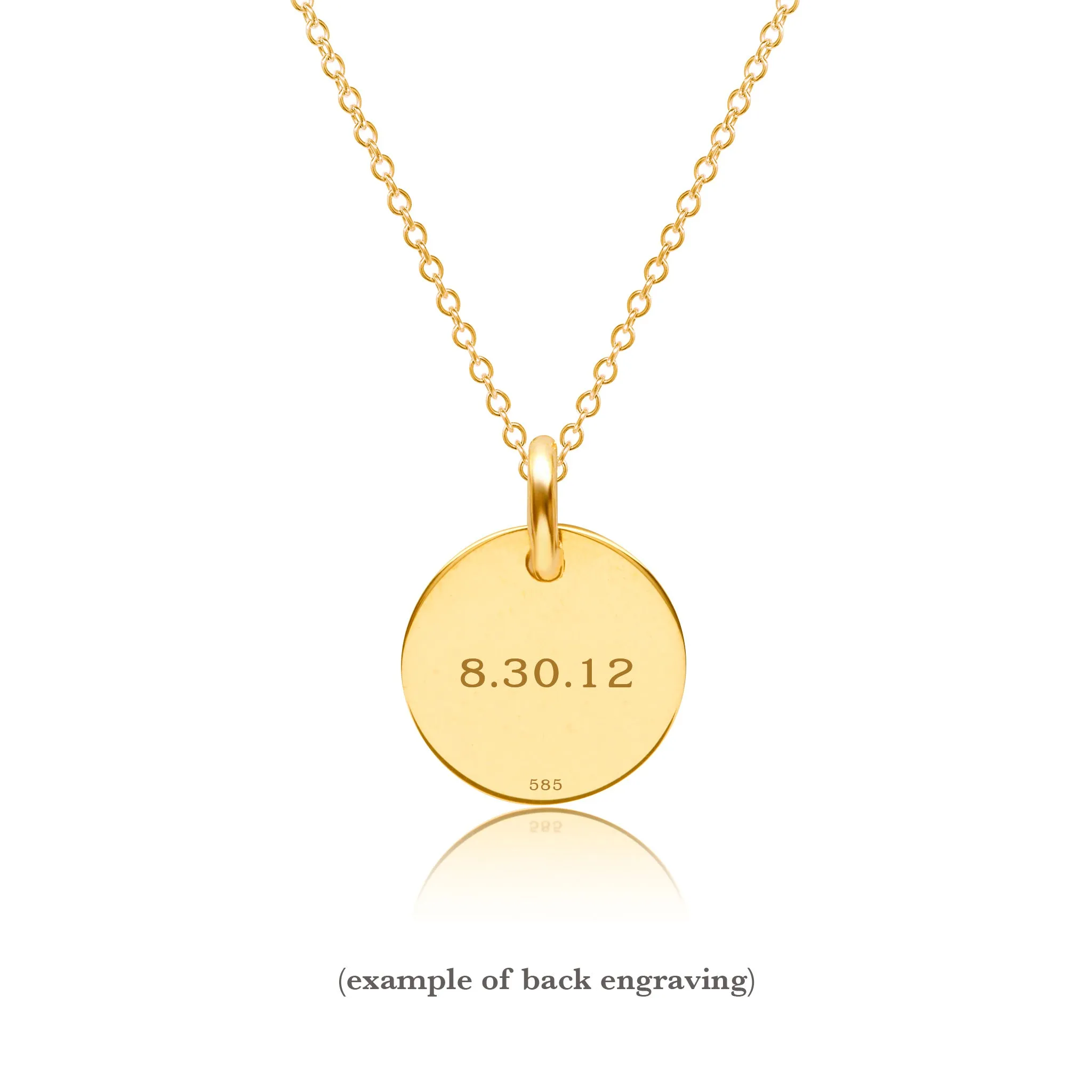 Faith Over Fear Circle Necklace sold by Tiny Tags product image thumbnail 5