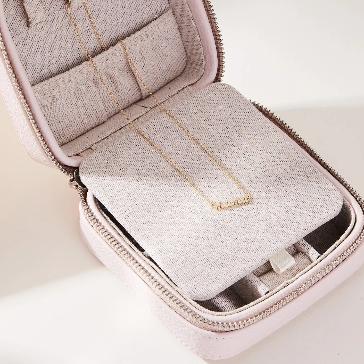 Pavé Mama Nameplate + Jewelry Case Set sold by Tiny Tags product image thumbnail 2