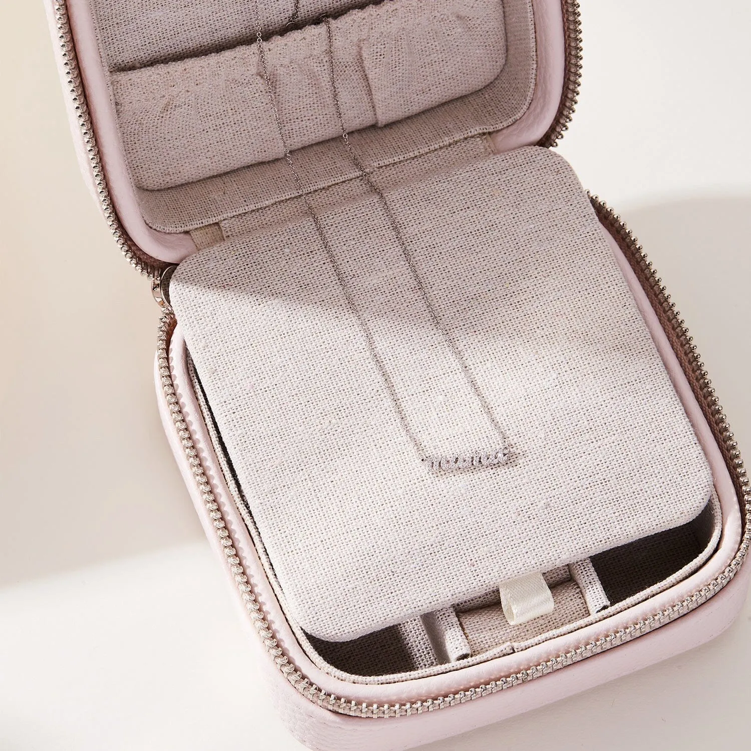 Pavé Mama Nameplate + Jewelry Case Set sold by Tiny Tags