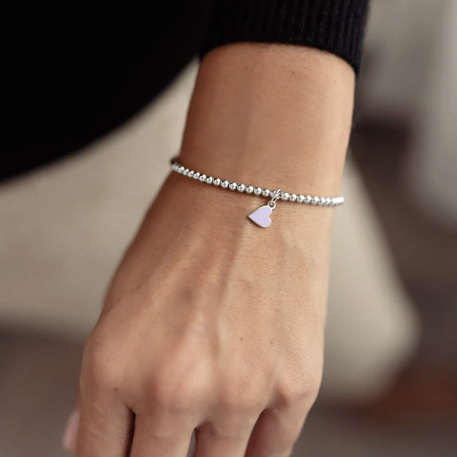 Enamel Heart Bracelet sold by Tiny Tags product image thumbnail 3