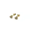 Pavé Heart Stud Earrings sold by Tiny Tags