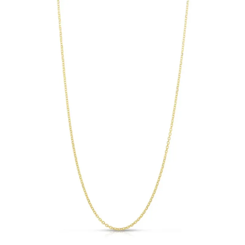 14k Gold Diamond Cut Chain sold by Tiny Tags