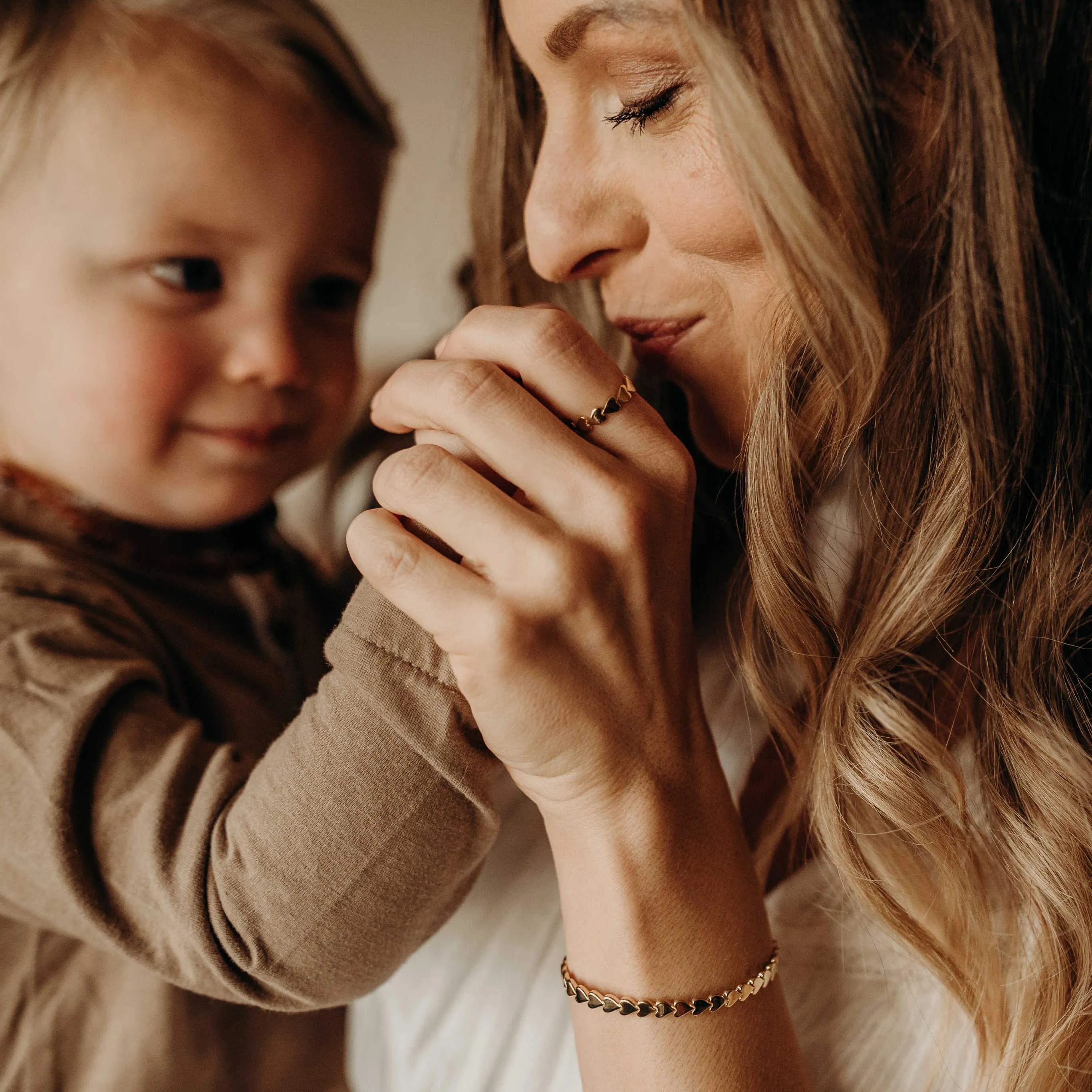 14k Gold Heart Band sold by Tiny Tags product image thumbnail 2