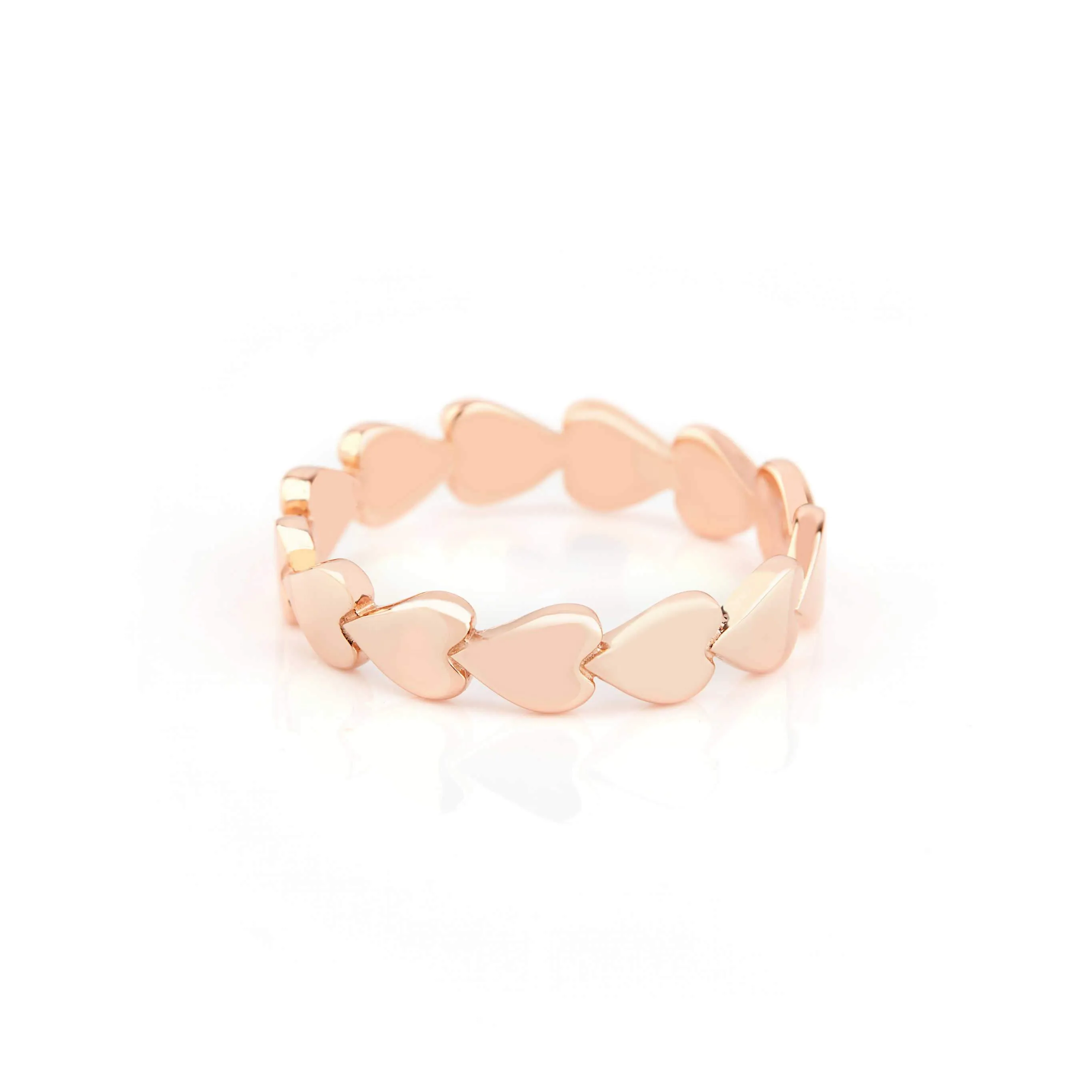 14k Gold Heart Band sold by Tiny Tags product image thumbnail 3