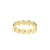 14k Gold Heart Band sold by Tiny Tags