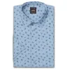 Pure Cotton - Short Sleeve- Blue Blossom sold by Airthreads