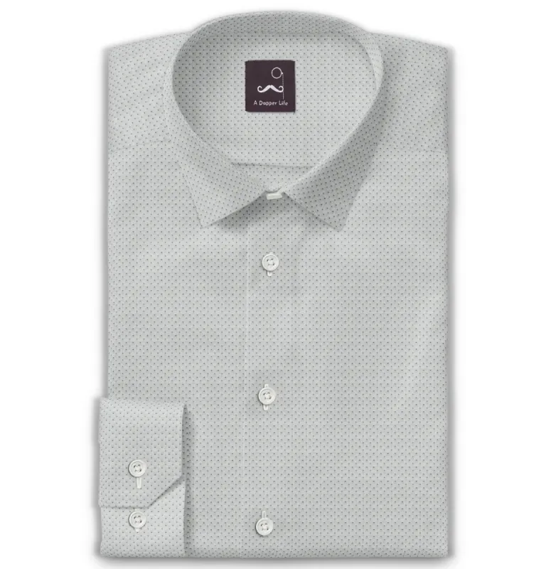 Pure Cotton - Long Sleeve - Gray Print sold by Airthreads