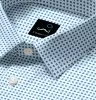 Pure Cotton - Long Sleeve - White with navy flowers sold by Airthreads