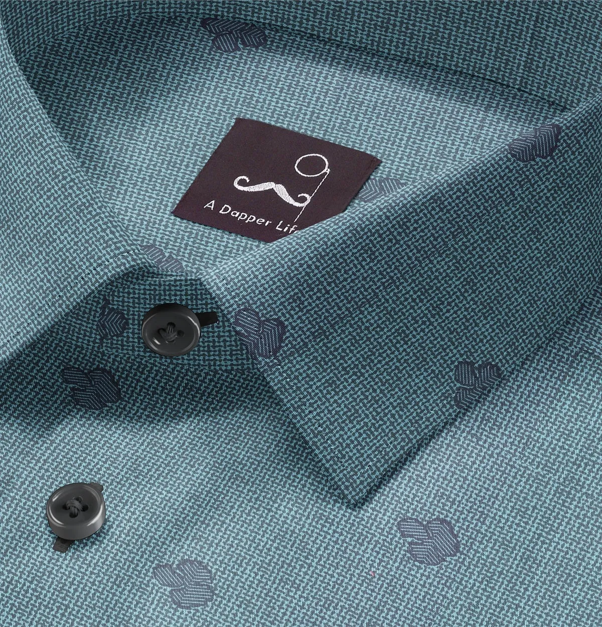 Pure Cotton - Long Sleeve - Turquoise Print sold by Airthreads product image thumbnail 2