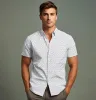 Pure Cotton - Short Sleeve- White Botanical Breeze sold by Airthreads