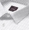 Pure Cotton - Short Sleeve - White with Diagonal Print sold by Airthreads