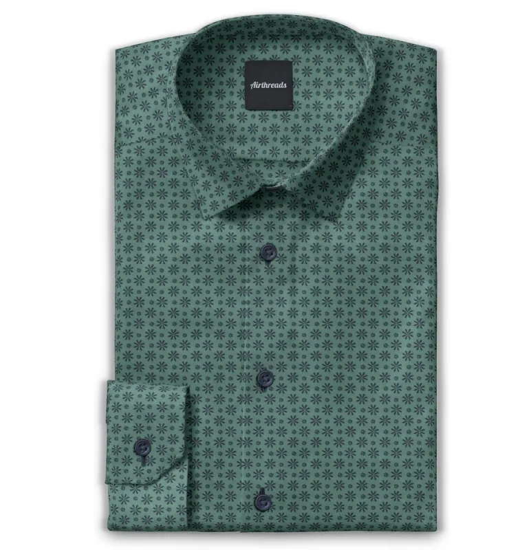 Pure Cotton - Long Sleeve - Green sold by Airthreads