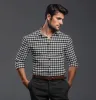 Pure Cotton - Long Sleeve - Black & White Checks Style 4 sold by Airthreads