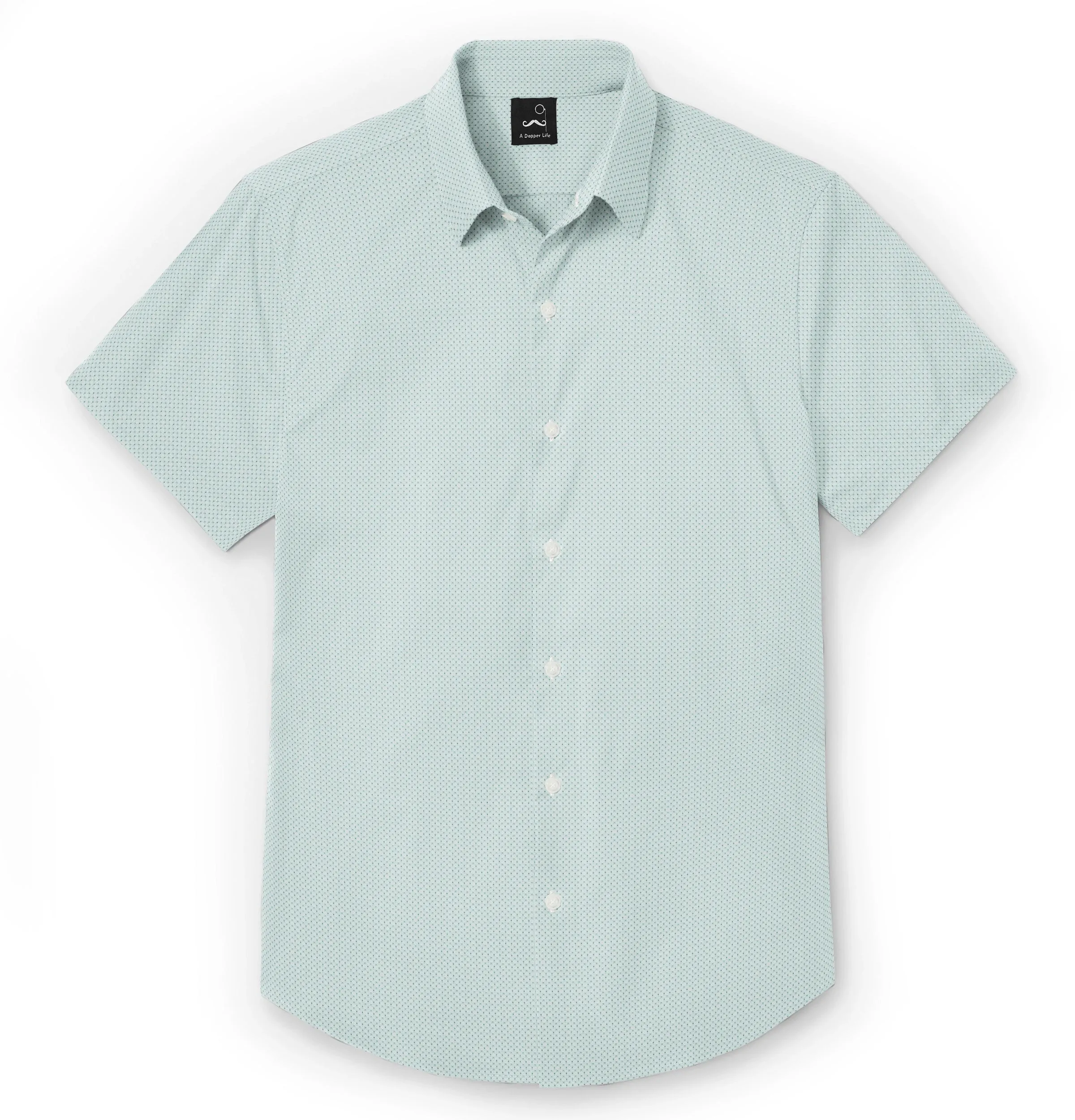 Pure Cotton - Short Sleeve - Mint Print sold by Airthreads product image thumbnail 3