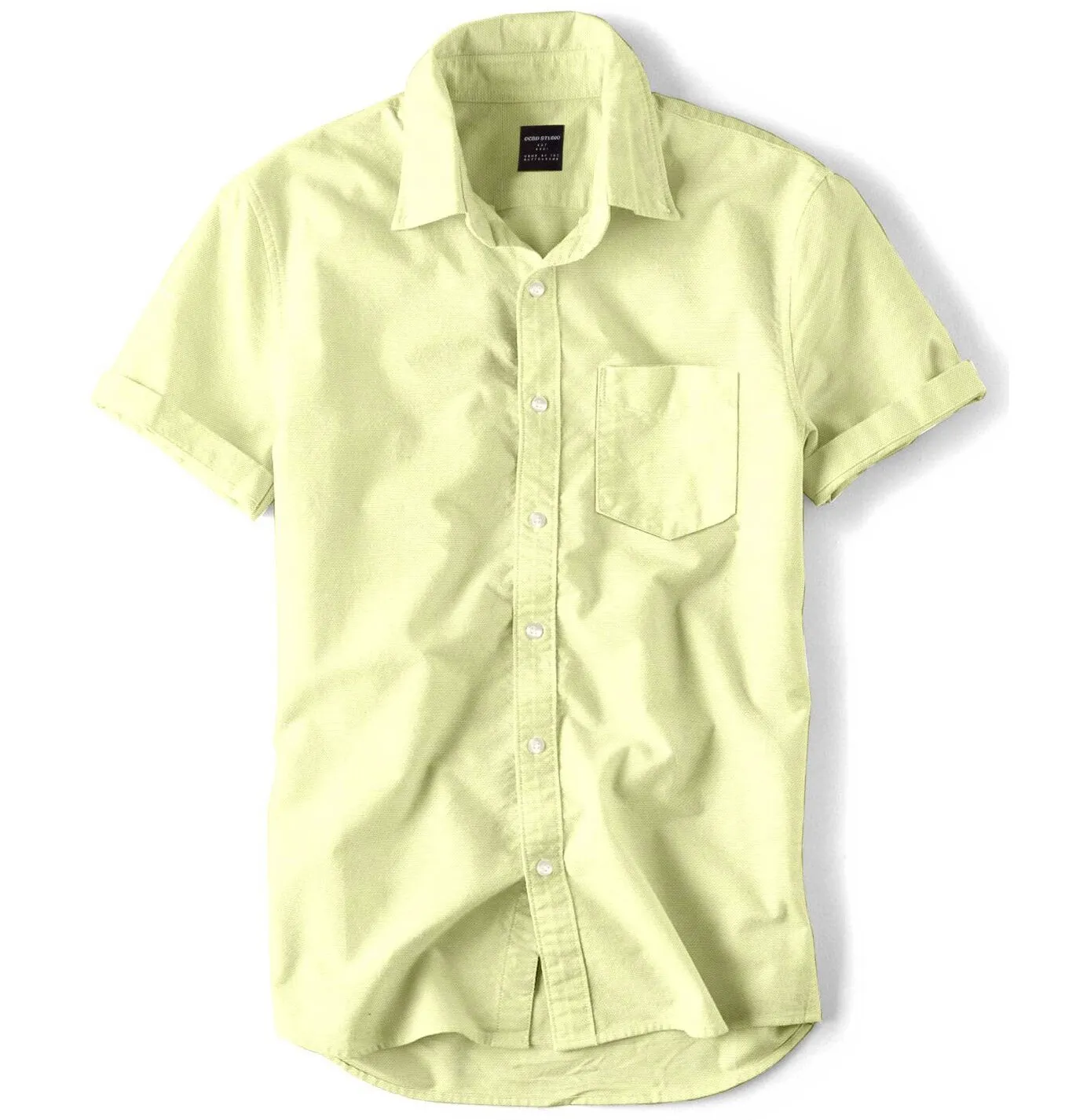 Oxford Button-Down - Short Sleeve - Yellow sold by Airthreads product image thumbnail 3