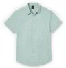 Pure Cotton - Short Sleeve - Green Gingham Check Print sold by Airthreads