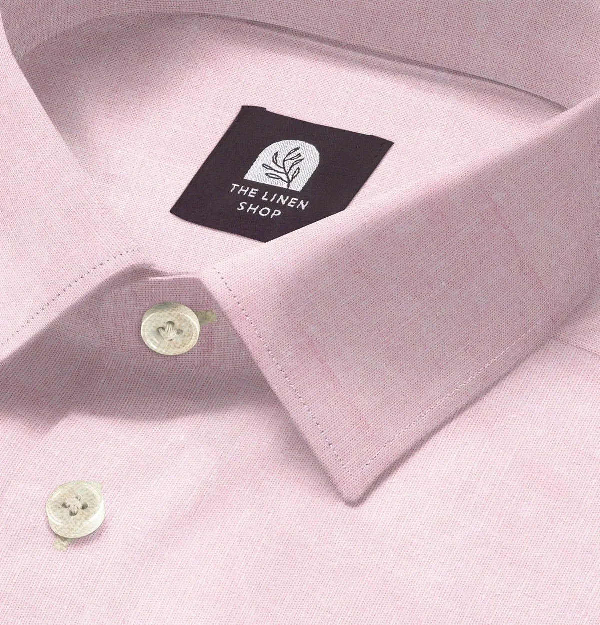 Cotton Linen - Short Sleeve - Light Pink sold by Airthreads product image thumbnail 2