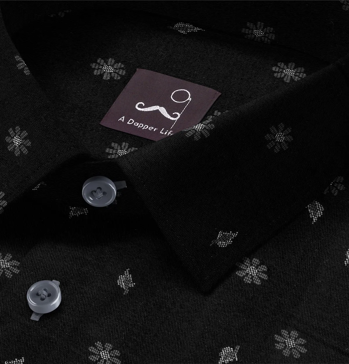 Pure Cotton - Long Sleeve - Black Print sold by Airthreads product image thumbnail 2