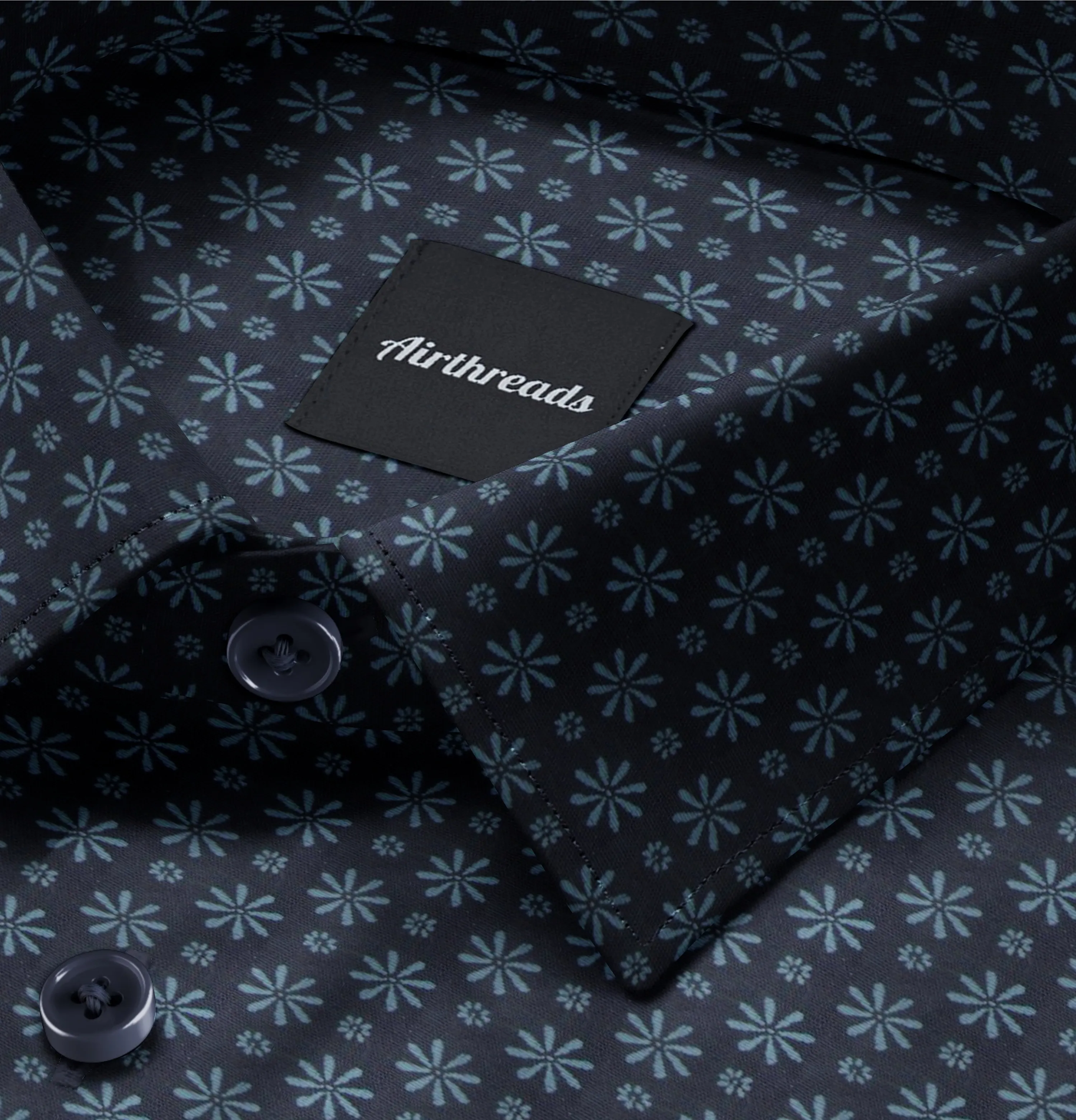 Pure Cotton - Long Sleeve - Navy sold by Airthreads product image thumbnail 2