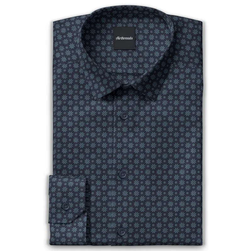 Pure Cotton - Long Sleeve - Navy sold by Airthreads