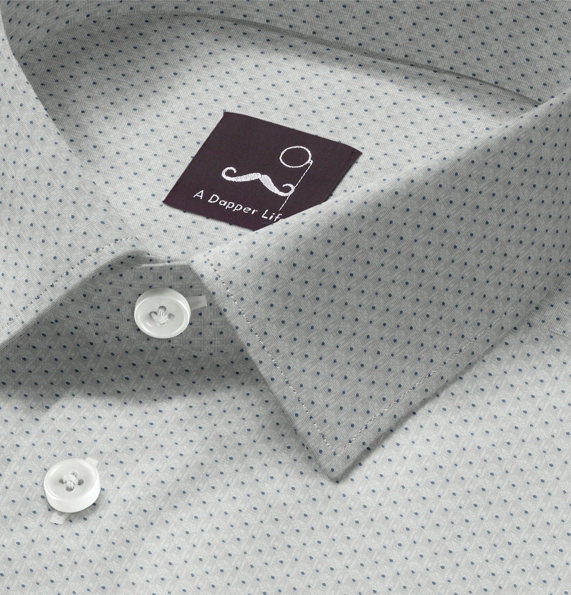 Pure Cotton - Short Sleeve - Gray Print sold by Airthreads product image thumbnail 2