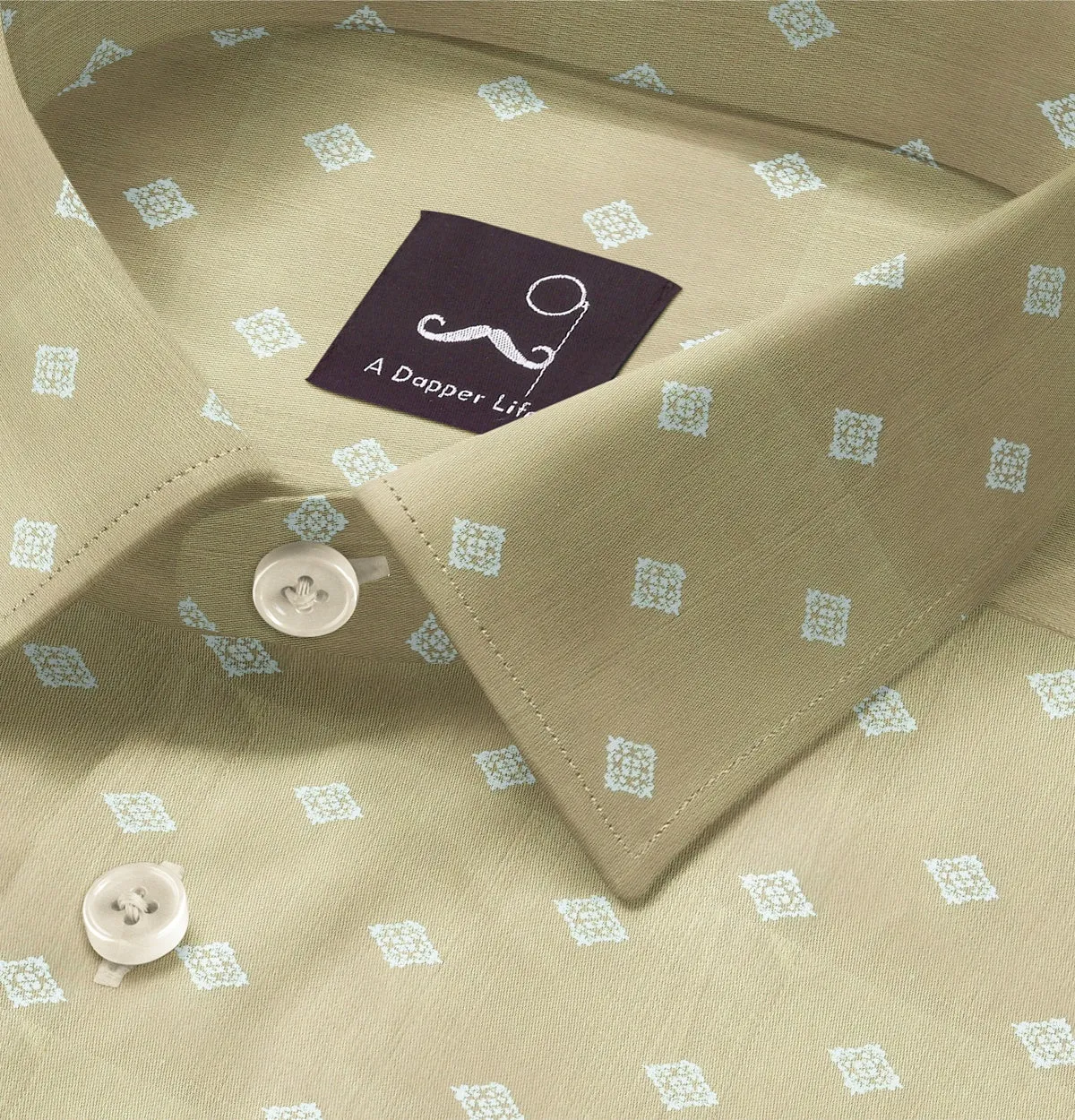 Pure Cotton - Long Sleeve - Harvest Beige Diamond sold by Airthreads product image thumbnail 2