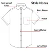 Short Sleeve Linen Shirt in White sold by Airthreads