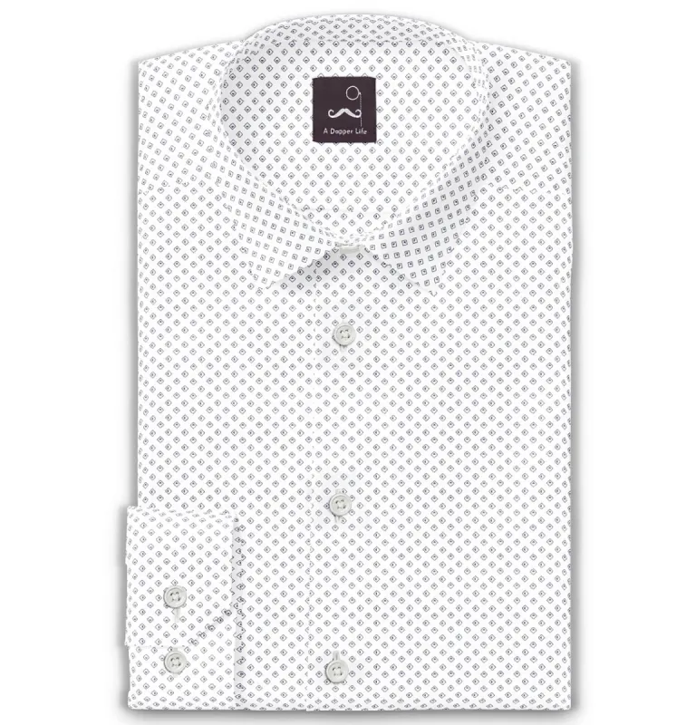 Pure Cotton - Long Sleeve - White with Navy sold by Airthreads