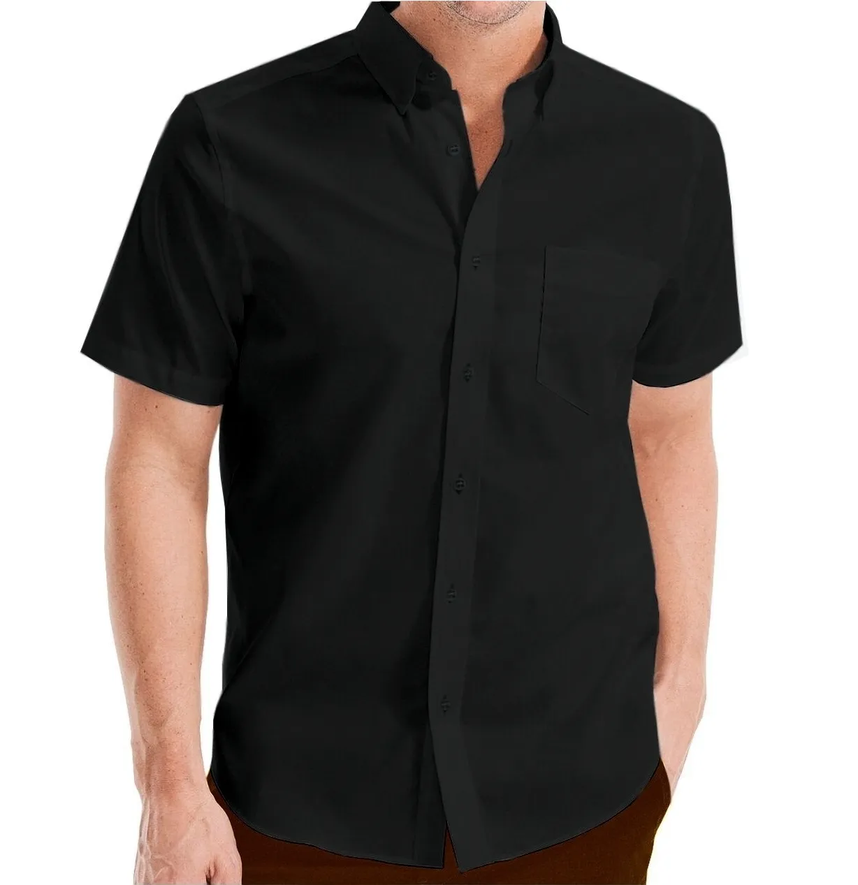 Performance Stretch - Black - Short Sleeve sold by Airthreads product image thumbnail 3