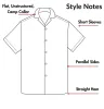 Camp Collar Linen Shirt in Peach sold by Airthreads
