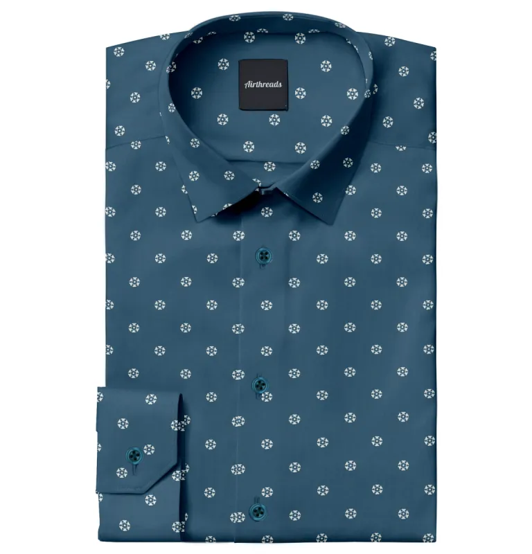 Pure Cotton- Long Sleeve Shirt - Teal sold by Airthreads