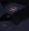 Pure Cotton - Long Sleeve - Navy Diagonal Print sold by Airthreads