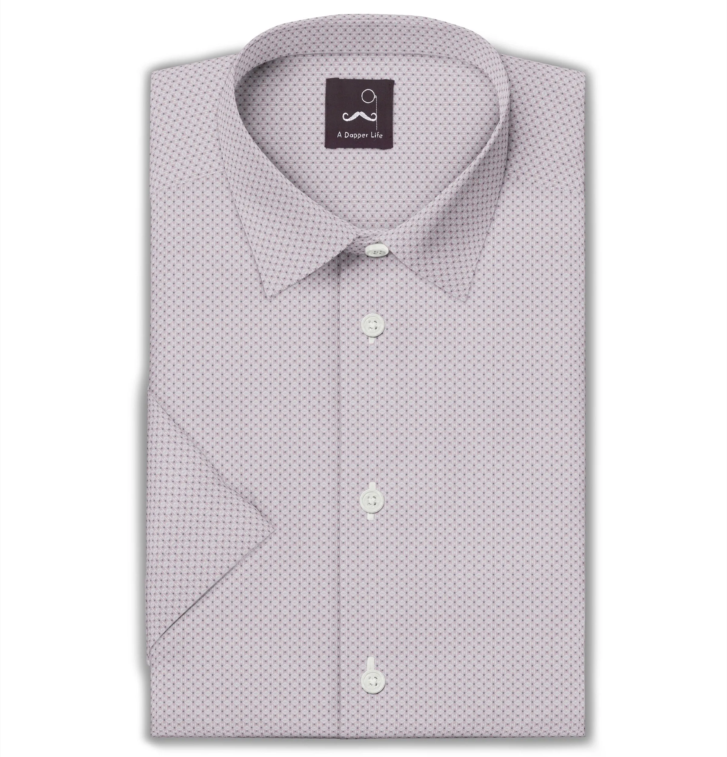 Pure Cotton - Short Sleeve - Lilac Print sold by Airthreads